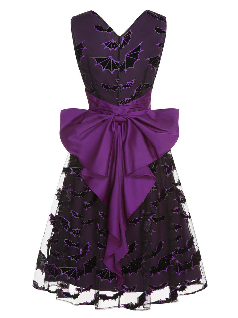 Deep 1950s Halloween Bat Bow | 1950s | vintage dress, retro fashion