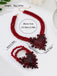 Deep Red 1970s Vintage Classic Accessory 4