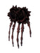 Deep Red Vintage Rose Skeleton Hand Hairpin - vintage fashion, retro style, elegant red