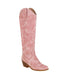 Embroidered Chunky Heel Mid-Calf Cowboy Boots — vintage style that transcends decades