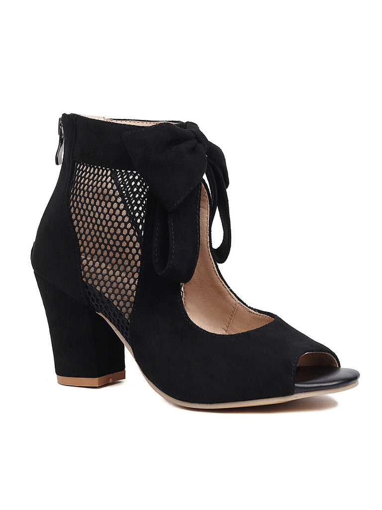 Fish Mouth Bow High Heeled Sandals: timeless style reimagined