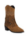 This Flannelette Cone Heel Western Boots whispers vintage secrets to those who notice