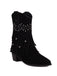 This Flannelette Cone Heel Western Boots whispers vintage secrets to those who notice