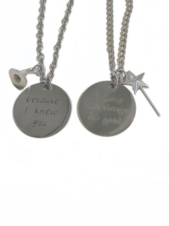 She adds this Friendship Pendant Best Gift Necklace and suddenly it's vintage perfection