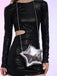 Funny Five Pointed Star Chain Crossbody Bag - vintage fashion, retro style