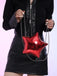 Funny Five Pointed Star Chain Crossbody Bag - vintage fashion, retro style