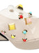 Gem Studded Transparent Chunky Heel Shoes - vintage shoes, retro heels