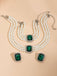 Gemstone Pearl Necklace & Bracelet & Earrings Set, vintage fashion, retro style - perfect for women who love vintage and retro fashion