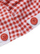 This Gingham 1950s Halter Bowknot One-piece Swimsuit carries 1950s vacation dreams in every stitch