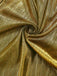 Gold 1930s Metallic Fabric V-Neck Jumpsuit - vintage jumpsuit, retro fashion, glamorous gold