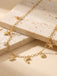 Gold Bohemian Shell Starfish Pearl Layered Necklace | vintage accessory, retro jewelry, classic style - perfect for retro fashion enthusiasts