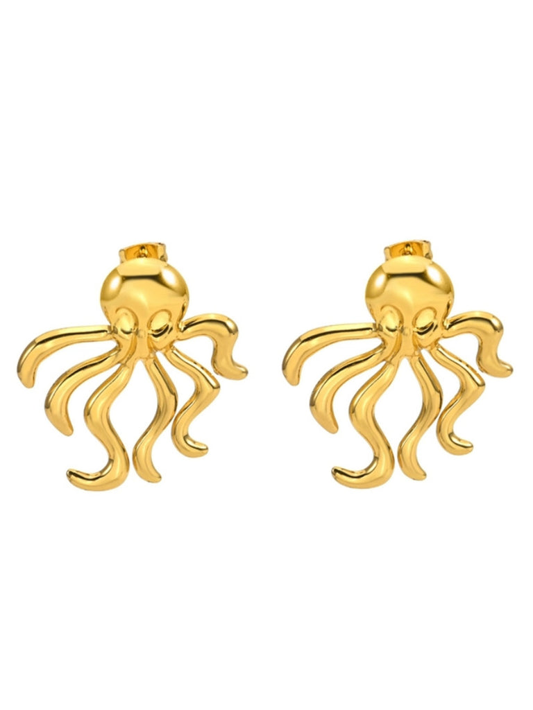 Gold 1970s Earrings Vintage Classic Accessory 3