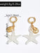 Gold Vacation Style Starfish Earrings | vintage fashion, retro style, classic elegance - perfect for retro fashion enthusiasts