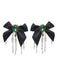 Gothic Bow Skeleton Hand Hair Clip - vintage fashion, retro style