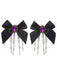 Gothic Bow Skeleton Hand Hair Clip - vintage fashion, retro style