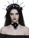 Gothic Skull Halloween Headband & Necklace - vintage fashion, retro style