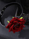 This Gothic Spider Web & Rose Choker Collar Necklace carries vintage stories waiting to be told