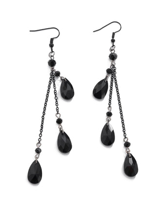 Gothic Waterdrop Pendant Earrings - vintage fashion, retro style