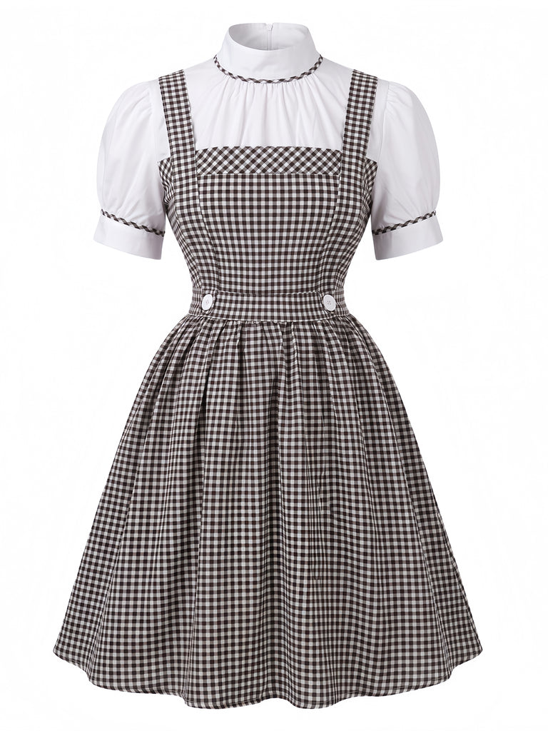 Grey 1950s Vintage Classic Dress 2