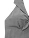 Gray 1950s Halter V-Neck Swing Dress - vintage dress, retro fashion, rockabilly