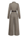 Green 1930s Plaid Lapel Belted Jumpsuit - vintage jumpsuit, retro fashion