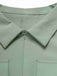 Green 1930s Shirt Collar Belted Jumpsuit, vintage romper, retro jumpsuit - perfect for women who love vintage and retro fashion