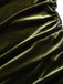 Green 1930s Velvet Pleated Bodycon Dress, vintage dress, retro fashion - perfect for women who love vintage and retro fashion