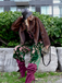 Green 1930s Velvet Vintage Jumpsuit - vintage jumpsuit, retro fashion