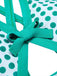 Green 1940s Polka Dot Bowknot One-Piece Swimsuit: timeless style reimagined