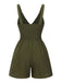 1940s Solid HollowOut Twisted Romper | 1940s | vintage romper, retro jumpsuit