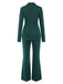 Green 1940s Solid Lapel One Button Suit, vintage fashion, retro style - perfect for women who love vintage and retro fashion