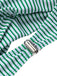 This Green 1940s Striped Halter Swimsuit carries 1940s vacation dreams in every stitch