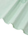 Green 1940s U-Neck Solid Jacquard Pure Cotton Dress - vintage dress, retro fashion