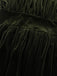 Green 1940s Velvet Deep-V Puff Sleeve Ruched Dress - vintage dress, retro fashion