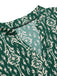 Green 1940s Vintage All-Over Print Blouse, vintage top, retro blouse - perfect for women who love vintage and retro fashion