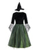 Green 1950s 3D Flower Wonderful Wizard Dress - vintage dress, retro fashion, rockabilly
