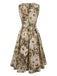 Green 1950s Vintage Classic Dress 2