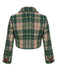1950s Lapel Scottish Plaid Jacket | 1950s | vintage outerwear, retro jacket