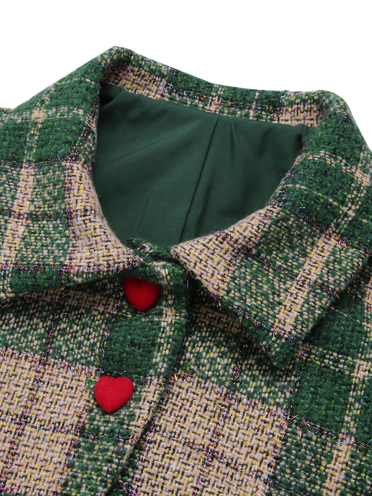 1950s Lapel Scottish Plaid Jacket | 1950s | vintage outerwear, retro jacket