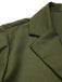 Green 1950s Lapel Solid Cropped Cape - vintage fashion, retro style