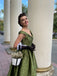 Green 1950s Off-Shoulder Vintage Dress — vintage elegance for the modern woman