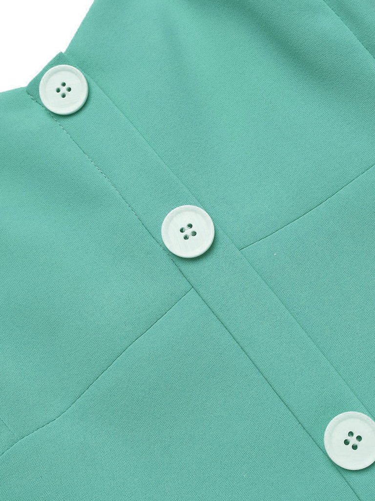 Green 1950s Romper & Cherry Skirt: 1950s grace for the woman who dances through life