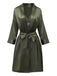 Green 1950s Solid Lace & Satin Pajama Set - vintage fashion, retro style