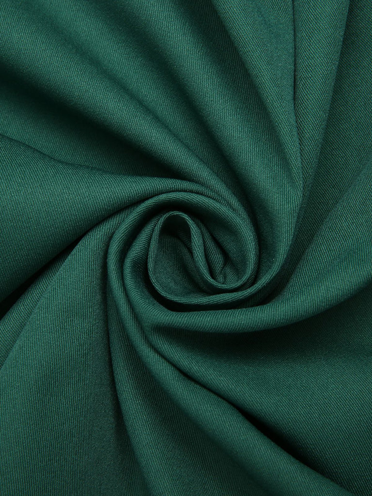 Green 1950s Solid Pleated Skirts — vintage elegance for the modern woman