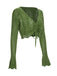 Green 1960s Cutout Strappy Crochet Cover-Up: timeless 1960s elegance she makes her own