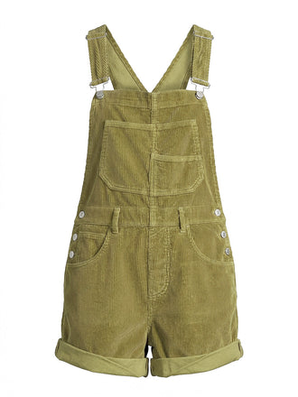 Green-1960s-Multi-Pocket-Corduroy-Romper, vintage, retro, romper
