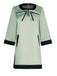 Green 1970s The Queen's Gambit Bow A-Line Dress, vintage dress, retro fashion - perfect for women who love vintage and retro fashion
