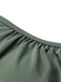 She's wearing Green Grey 1930s Halter Strappy Tankini Swimsuit and the whole beach remembers the 1930s