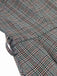 2PCS Grey 1940s V-Neck Plaid Dress & Satin Blouse — the kind of 1940s dress that makes strangers smile