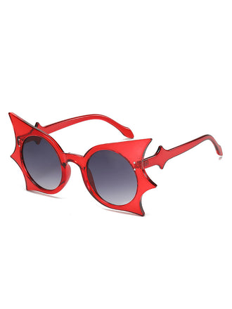 She finds her vintage story in this Halloween Bat Wing Gothic Sunglasses